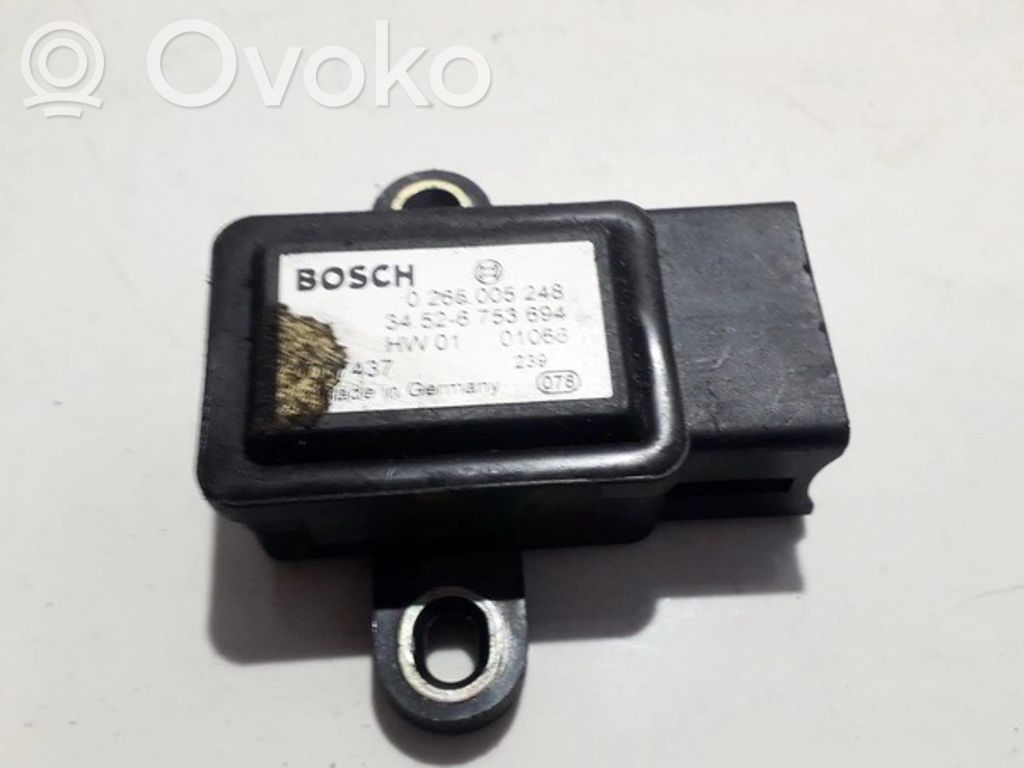 ESP Drehratensensor Querbeschleunigungssensor   0265005248,34526753694,0265005248,34526753694,HW0101066