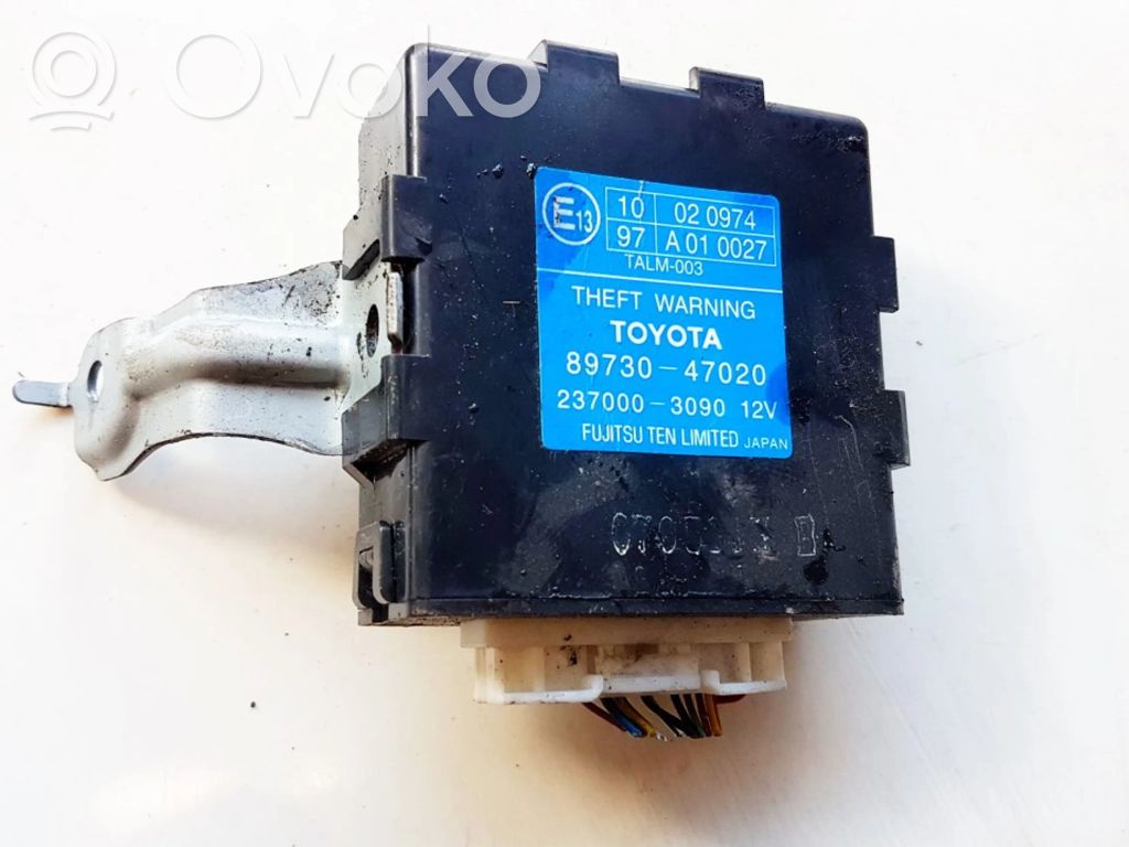 Toyota Prius (XW20) Alte unități/module de control 