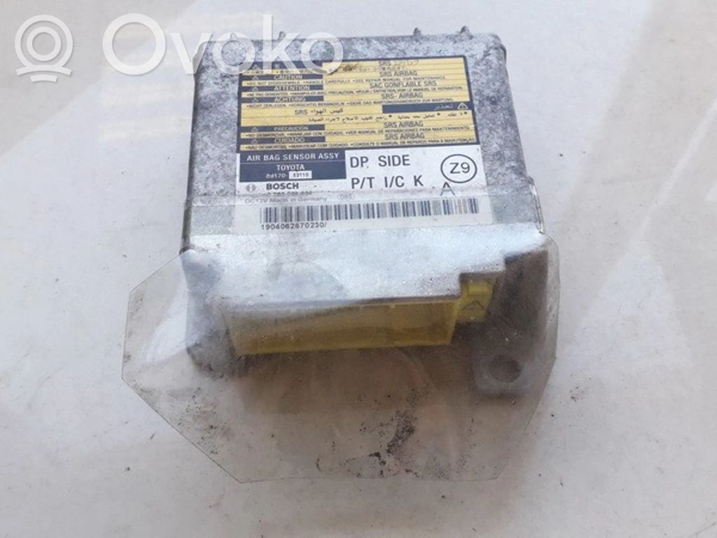 Lexus IS 220D-250-350 Centralina/modulo airbag