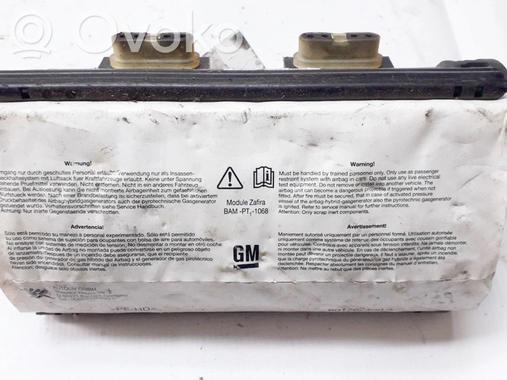 Opel Zafira B Airbag pasager 
