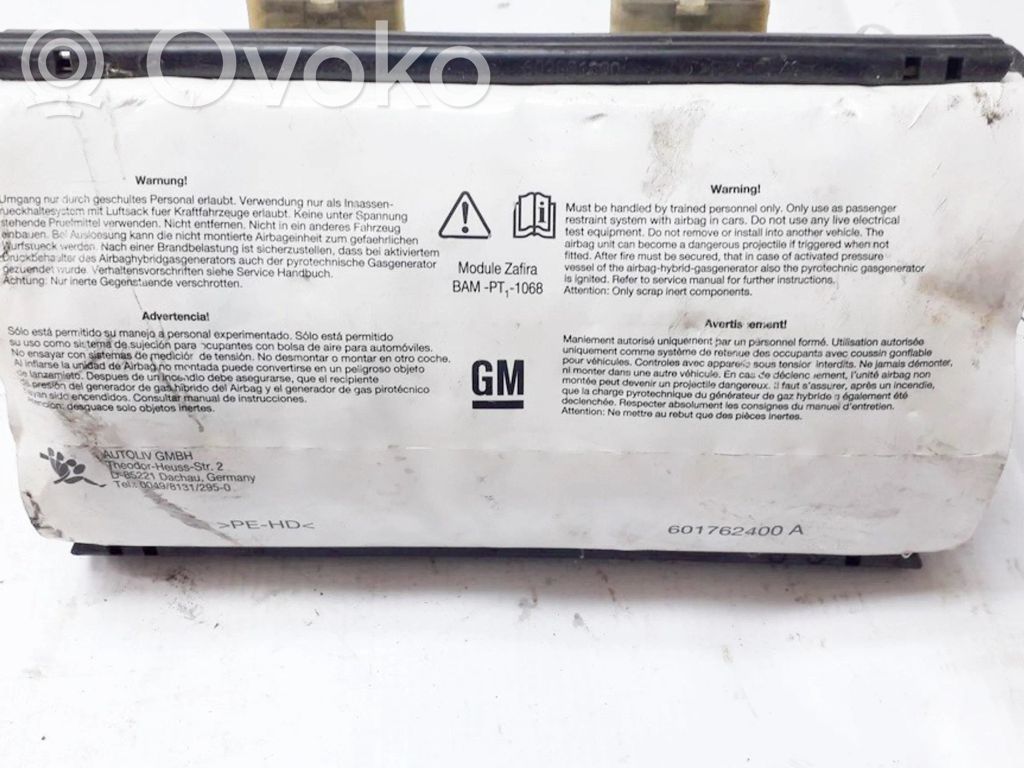Opel Zafira B Airbag pasager 