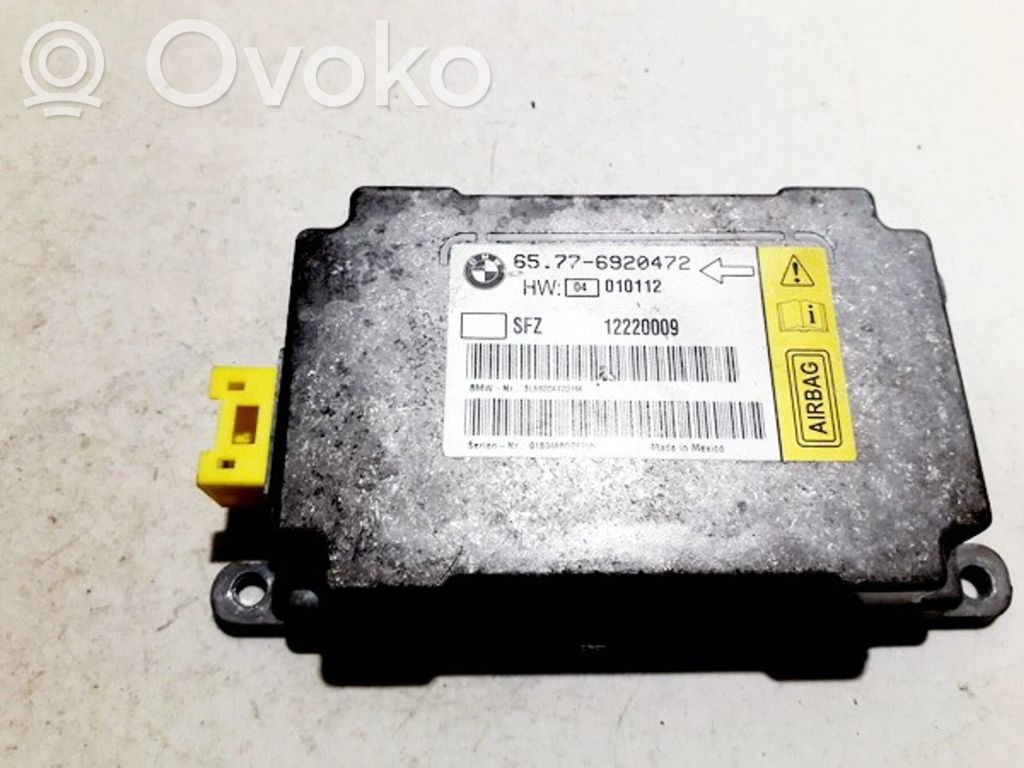 Module de contrôle airbag   65776920472,12220009,12220009,65776920472