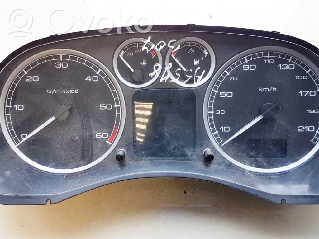 Peugeot 307 Tachimetro (quadro strumenti) 