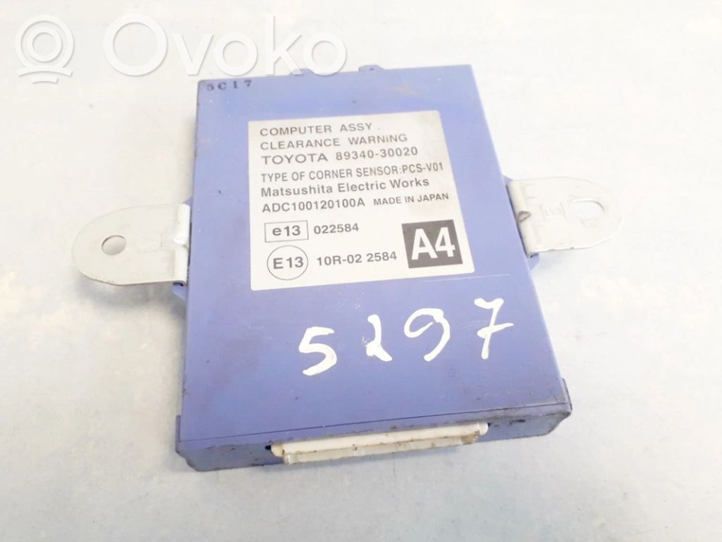 Lexus GS 300 350 430 450H Centralina/modulo sensori di parcheggio PDC 