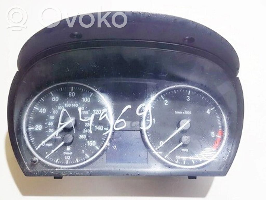 BMW 3 E90 E91 Geschwindigkeitsmesser Cockpit 