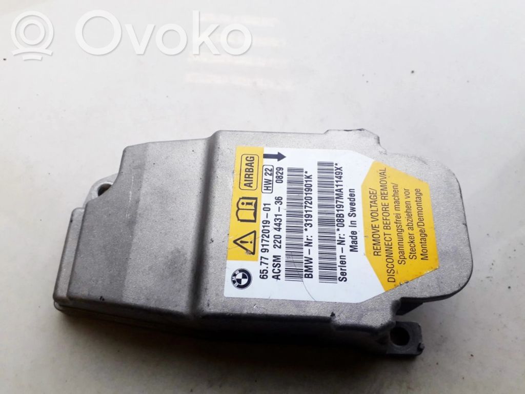 Module de contrôle airbag   6577917201901,31917201901K,31917201901K,6577917201901
