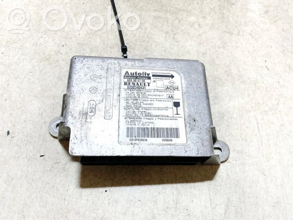 Renault Scenic II -  Grand scenic II Airbag control unit/module 