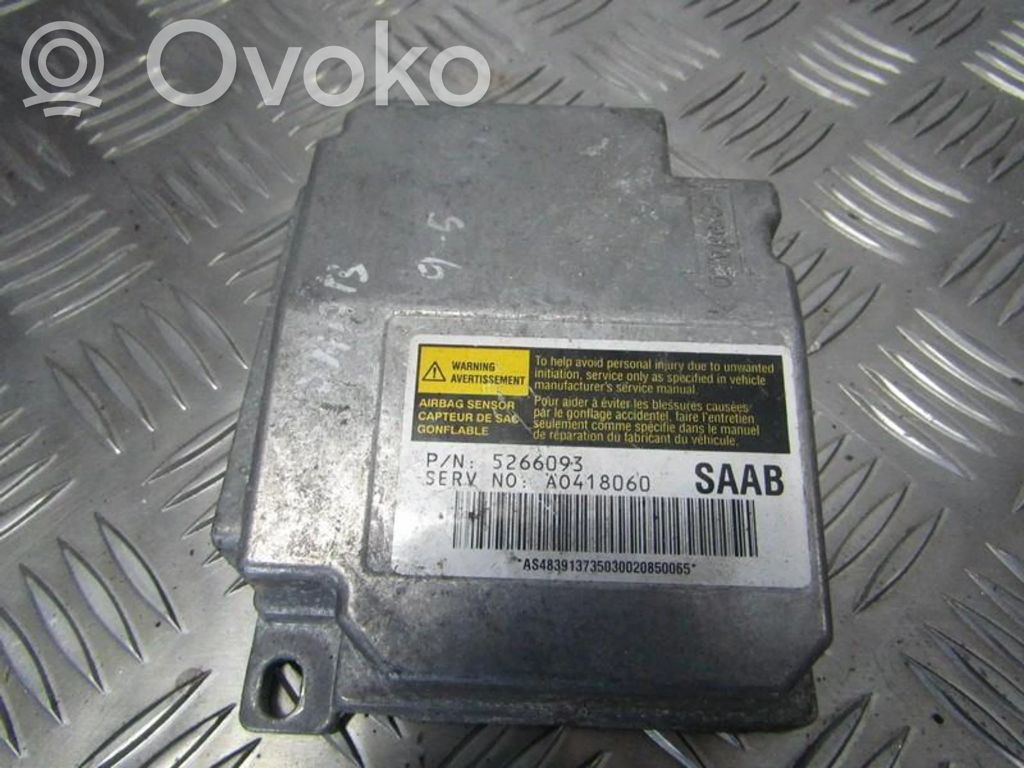 Saab 9-5 Unitate/modul de comandă airbaguri 
