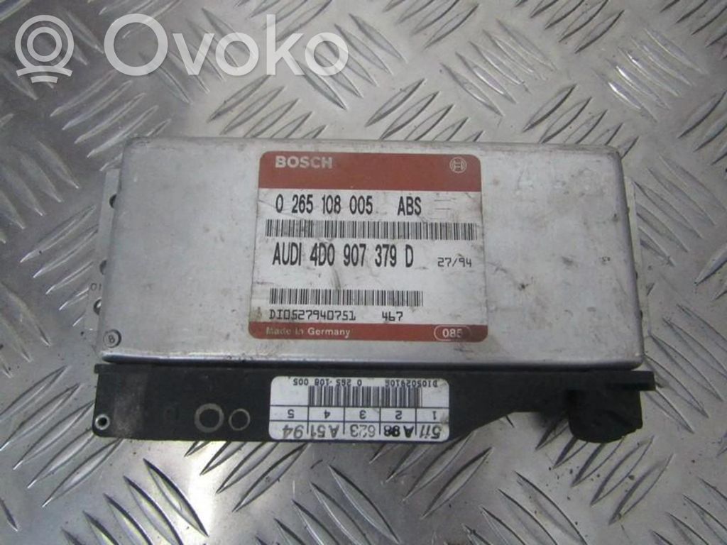 ABS-Steuergerät   4D0907379D,0265108005,0265108005,4D0907379D