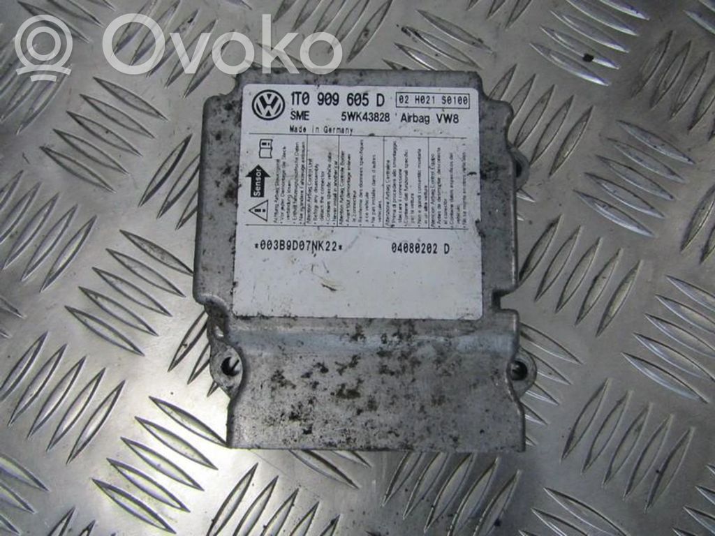 Volkswagen Touran I Centralina/modulo airbag