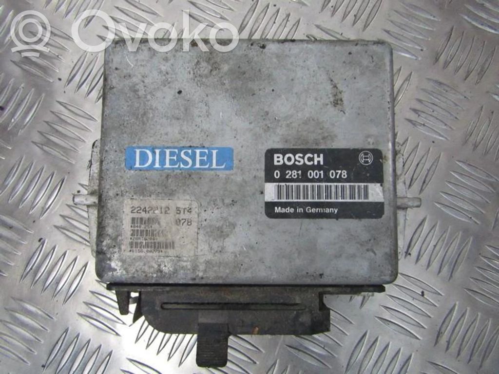 Engine control unit/module   0281001078,22422125T4,0281001078,22422125T4