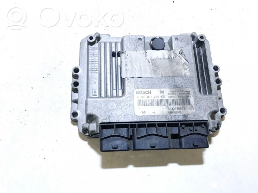 Engine control unit/module   8200305678,0281011276,0281011276,030615,1039S02071,38615185,8200304606,8200305678