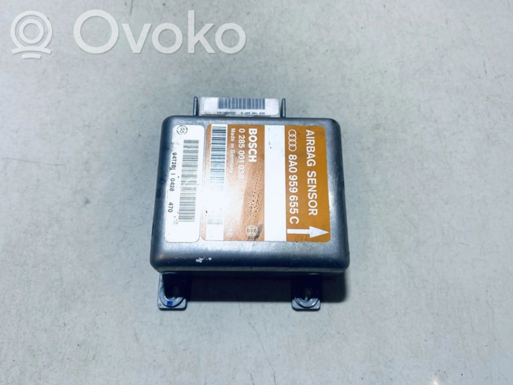 Module de contrôle airbag   8A0959655C,0285001038,0285001038,8A0959655C,94T28110428470,KB12004388