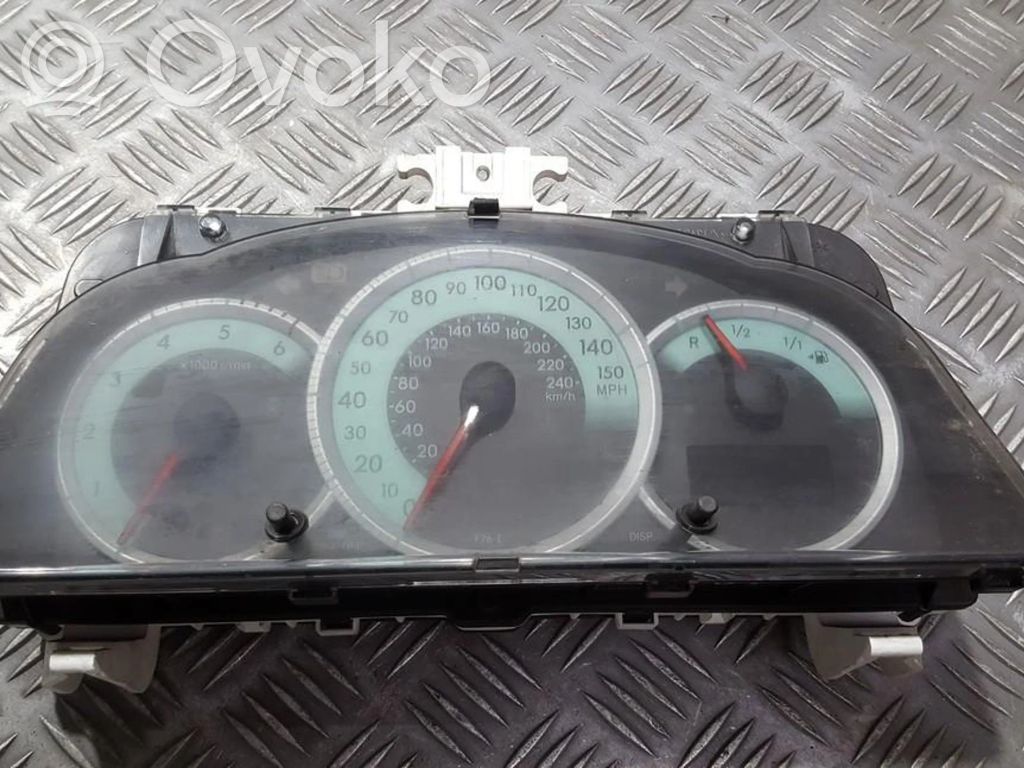 Toyota Corolla Verso AR10 Tachimetro (quadro strumenti) 