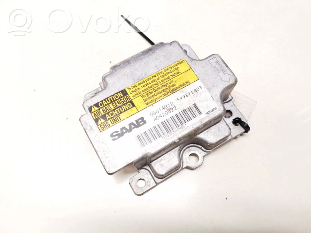 Saab 9-5 Unitate/modul de comandă airbaguri 