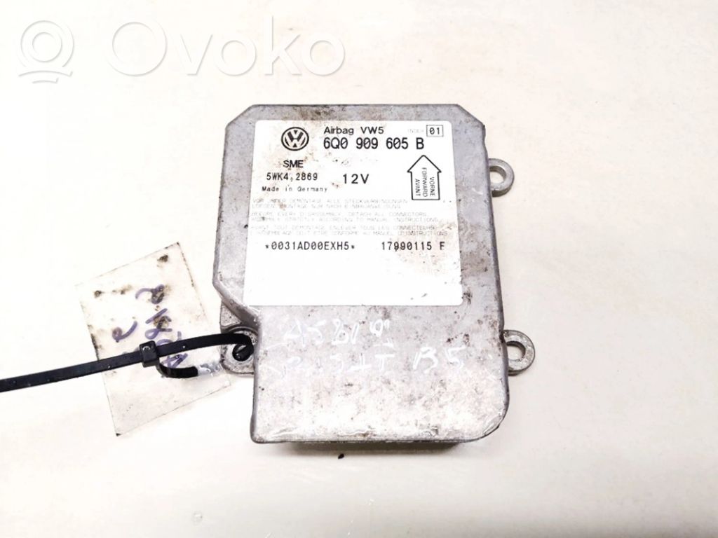 Unidad de control/módulo del Airbag   6Q0909605B,5WK42869,5WK42869,6Q0909605B