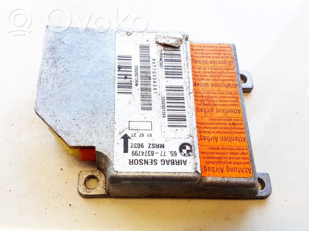 Module de contrôle airbag   65778374799,MRSZ9032,65778374799,MRSZ9032