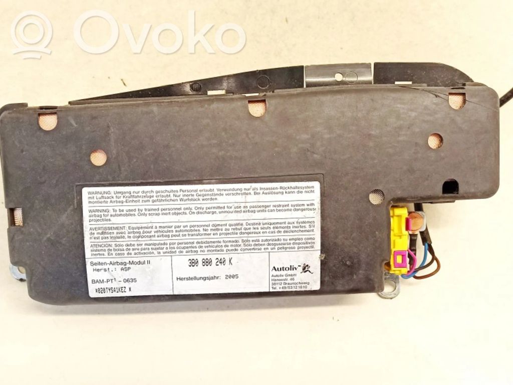 Volkswagen PASSAT B5.5 Poduszka powietrzna Airbag fotela 