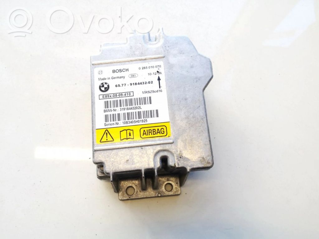 Centralina/modulo airbag   6577918443202,0285010070,0285010070,6577918443202,6577918443202