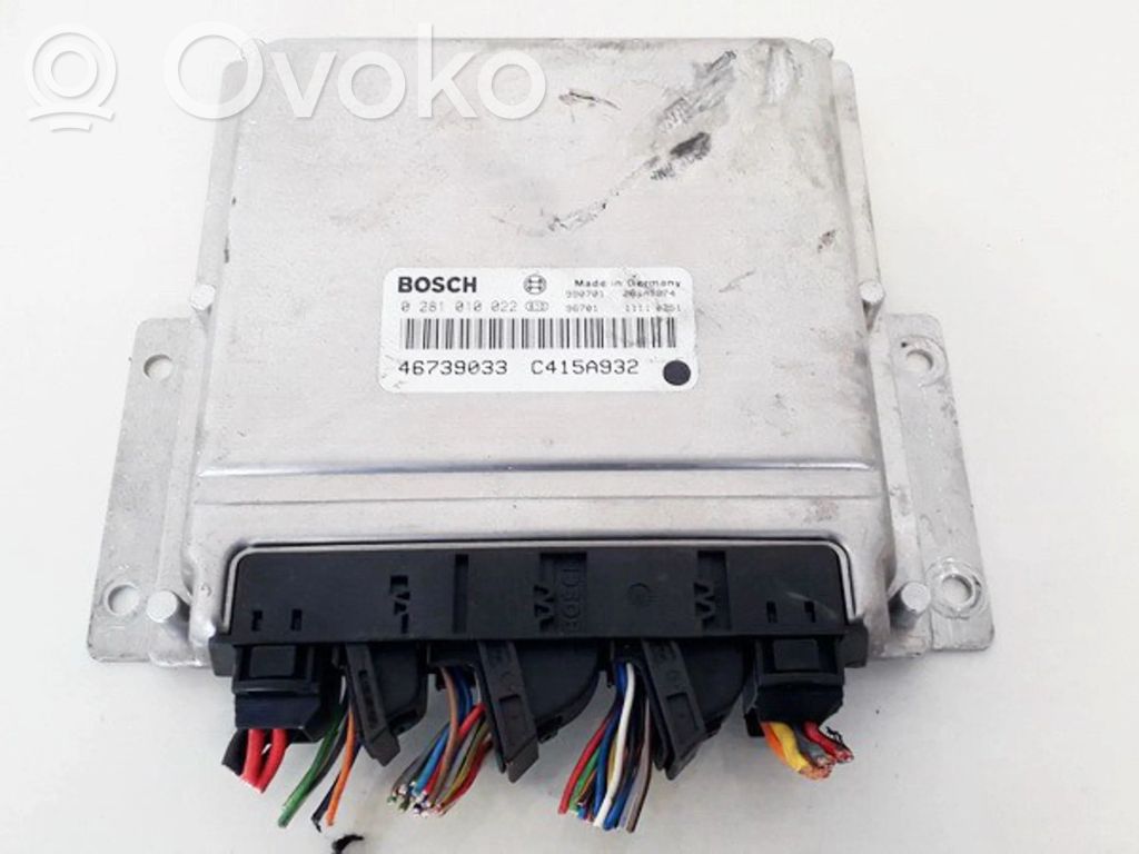 Alfa Romeo 156 Engine control unit/module 
