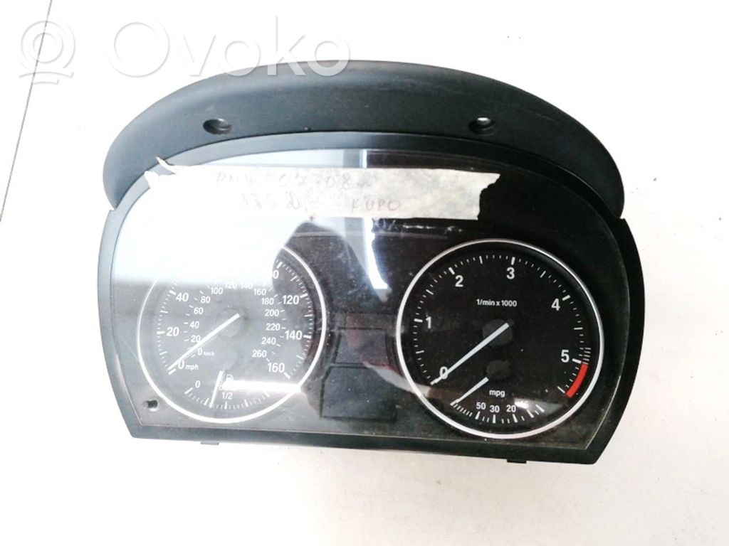 BMW 3 E90 E91 Geschwindigkeitsmesser Cockpit 