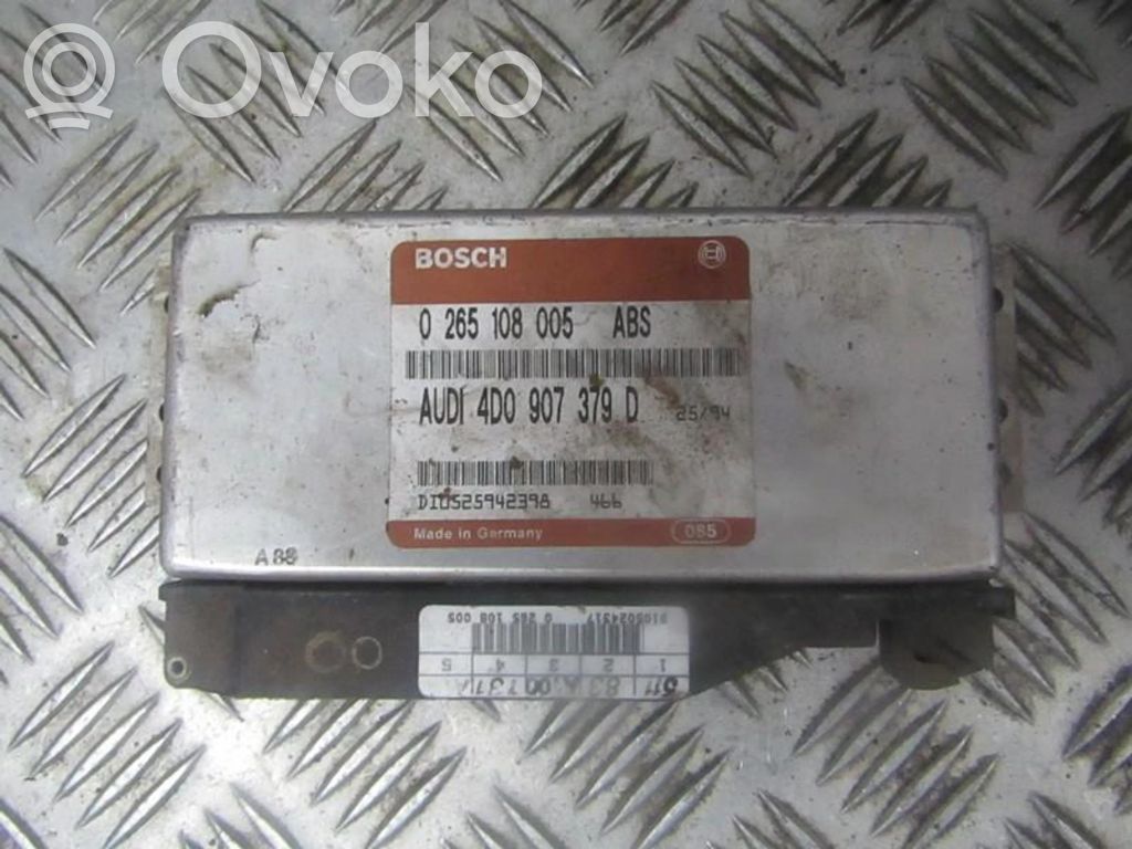 Unidad de control/módulo del ABS   4D0907379D,0265108005,0265108005,4D0907379D