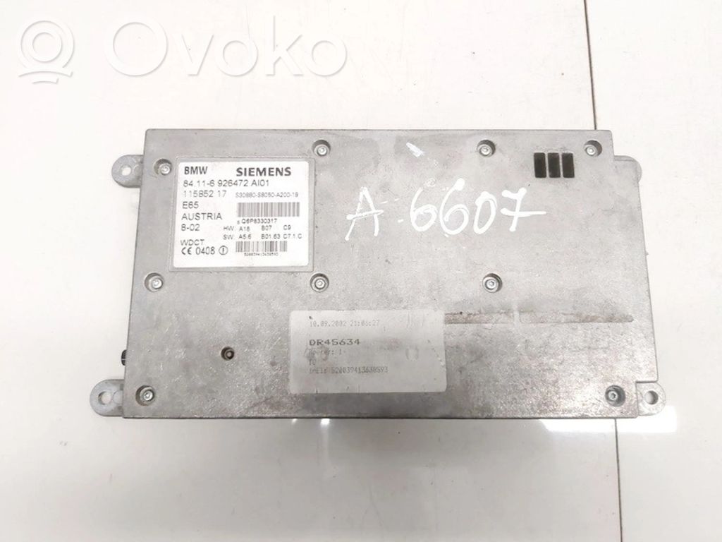 BMW 7 E65 E66 Muut ohjainlaitteet/moduulit 