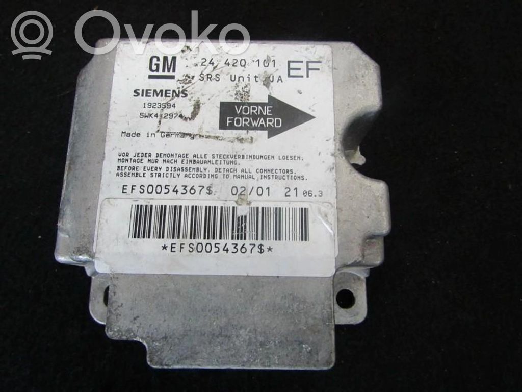 Airbag control unit/module   24420101,1923594,1923594,24420101,5WK42974