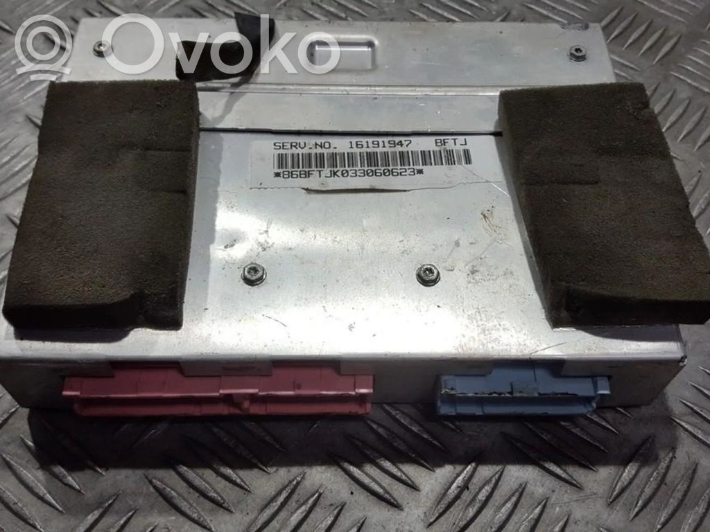 Engine control unit/module   16191947,BFTJ,16191947,BFTJ
