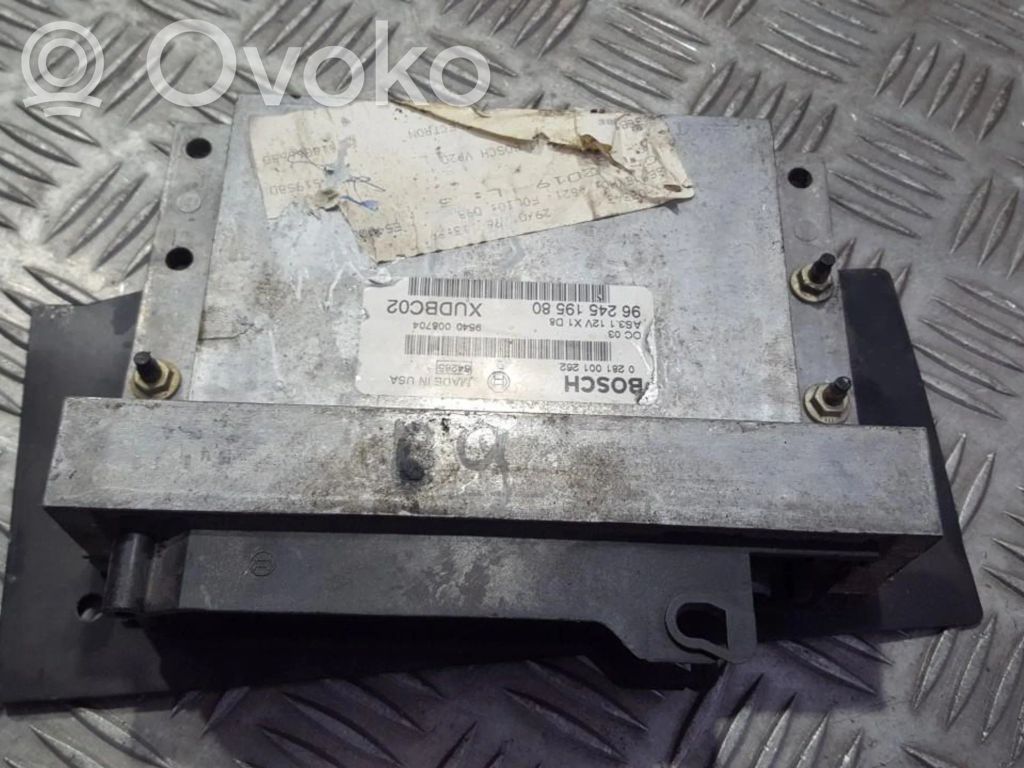 Unidad de control/módulo del motor   9624519580,0281001262,0281001262,9624519580