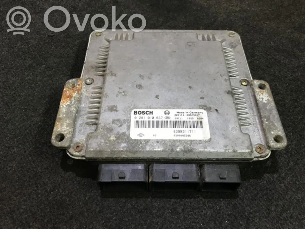 Engine control unit/module   0281010637,8200211711,0281010637,28SA5617,8200211711