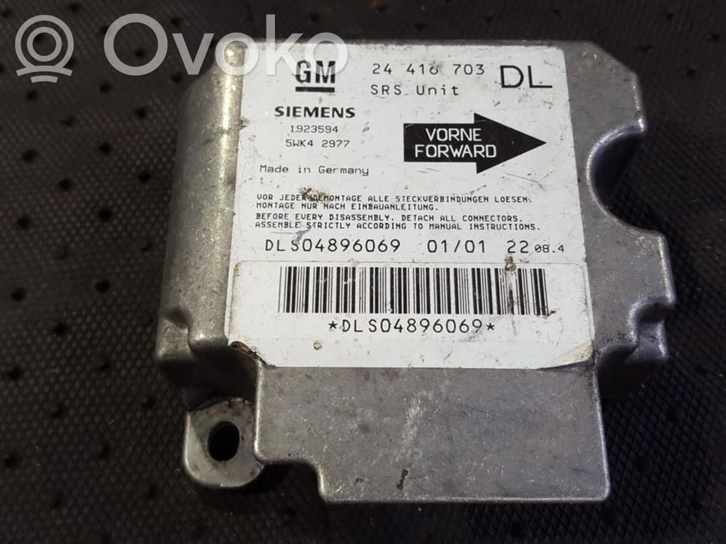Opel Astra G Senzor impact/declanșare airbag 