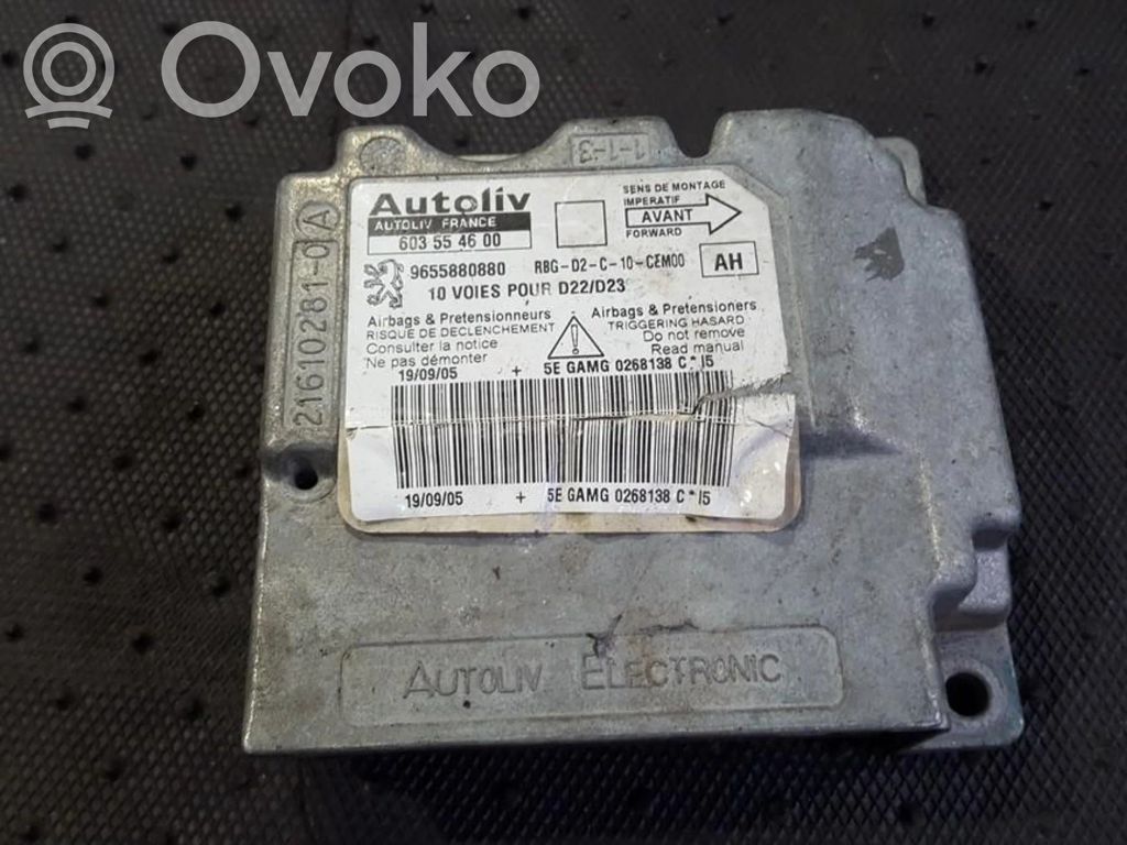 Peugeot 407 Unitate/modul de comandă airbaguri 