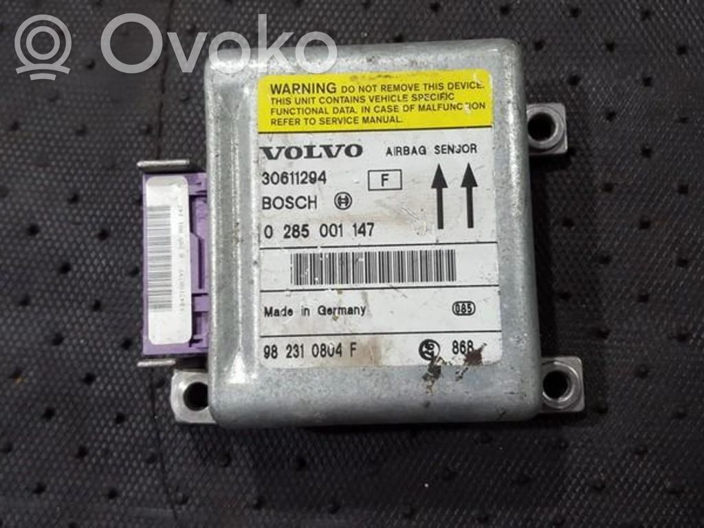 Volvo S40, V40 Centralina/modulo airbag