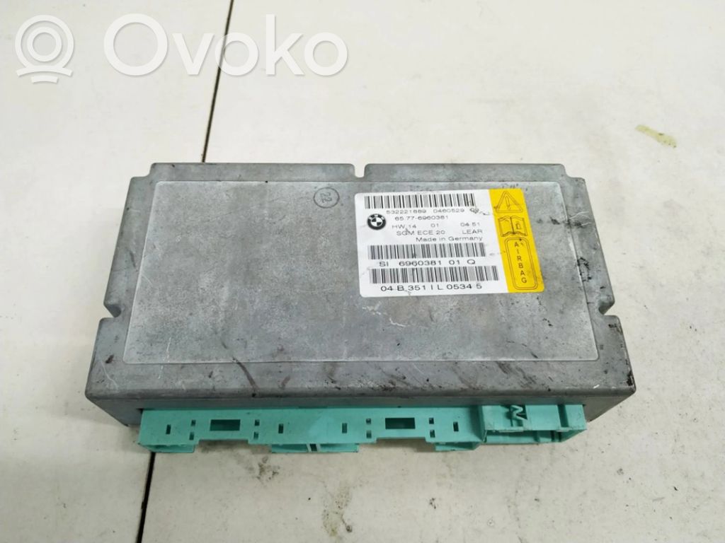 Unidad de control/módulo del Airbag   65776960381,65776960381,532221889,65776960381,65776960381