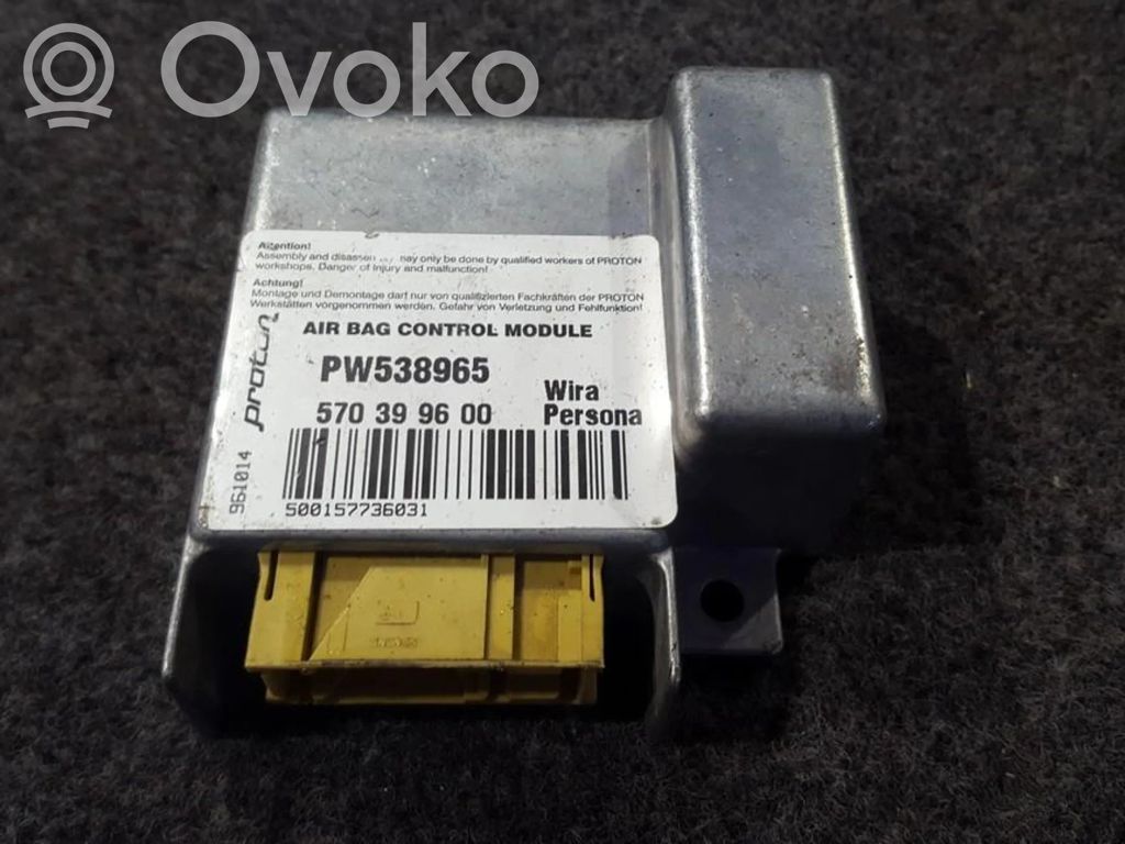 Sterownik / Moduł Airbag   WP538965,570399600,961014,WP538965