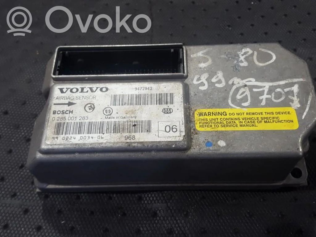 Centralina/modulo airbag   0285001283,990224003406,0285001283,990224003406