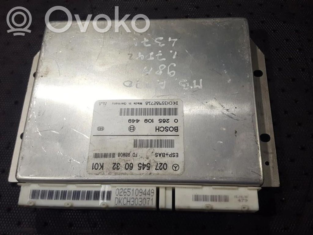 Mercedes-Benz A W168 Unitate control ESP (sistem de stabilitate) 