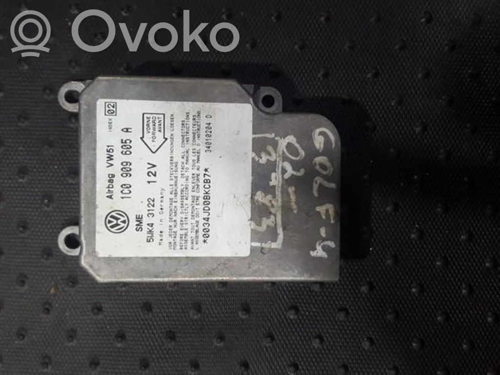 Centralina/modulo airbag   1C0909605,5WK43122,1C0909605,5WK43122