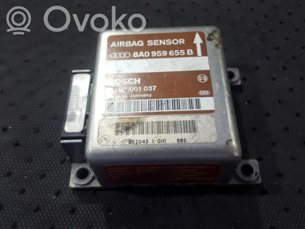 Centralina/modulo airbag   0285001037,8A0959655B,0285001037,8A0959655B