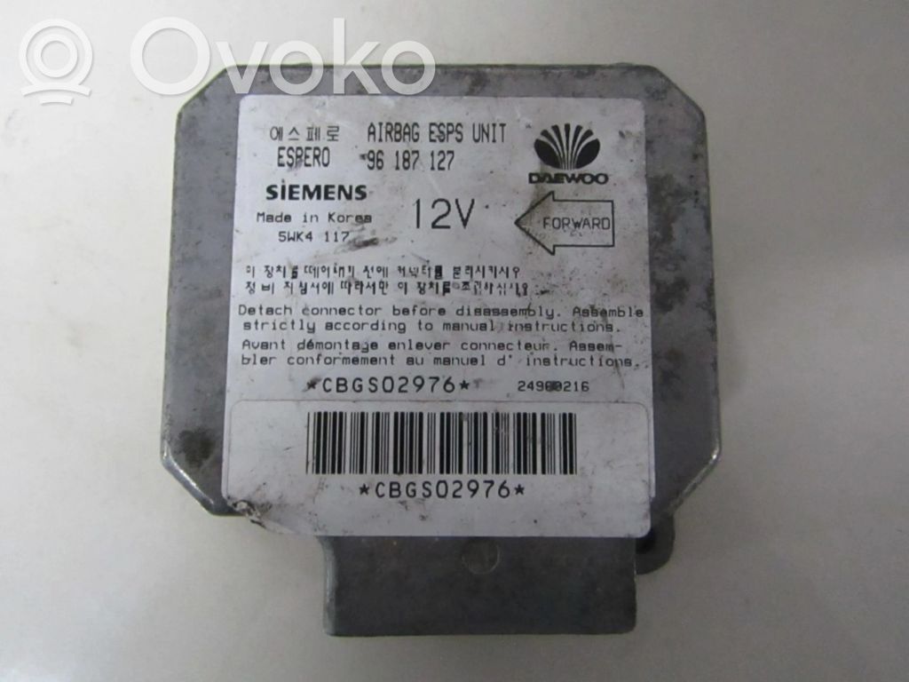 Daewoo Espero Airbag control unit/module 