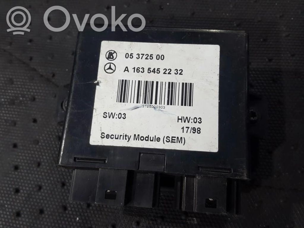 Mercedes-Benz ML W163 Alte unități/module de control 