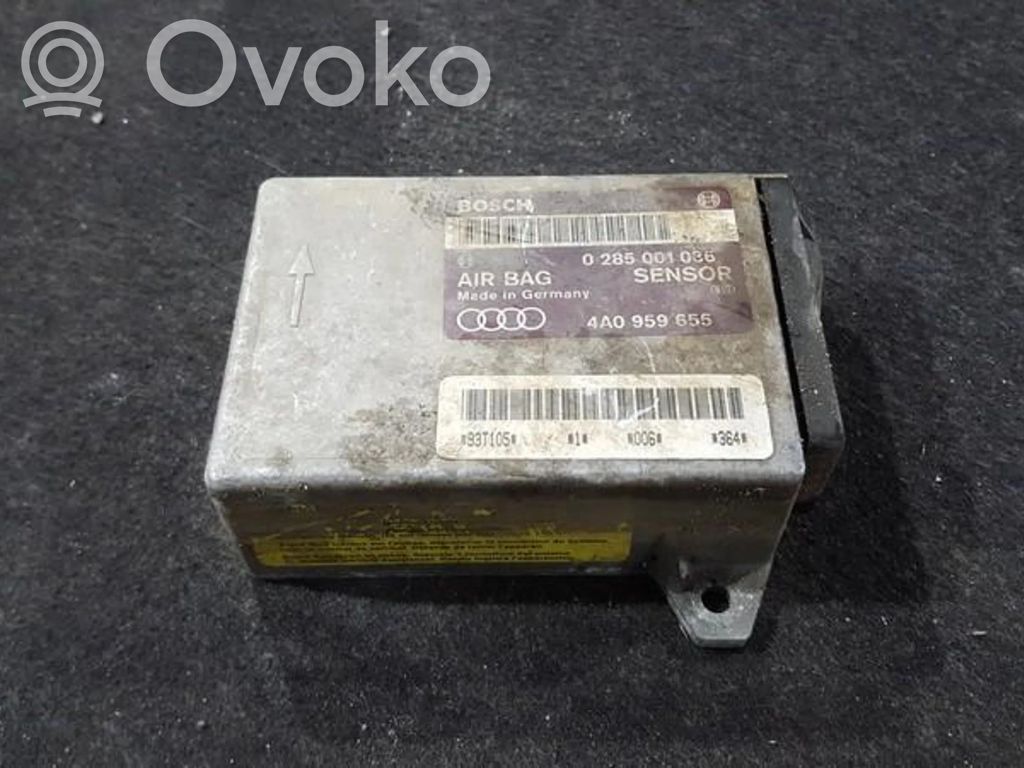 Centralina/modulo airbag   0285001036,4A0959655,0285001036,4A0959655