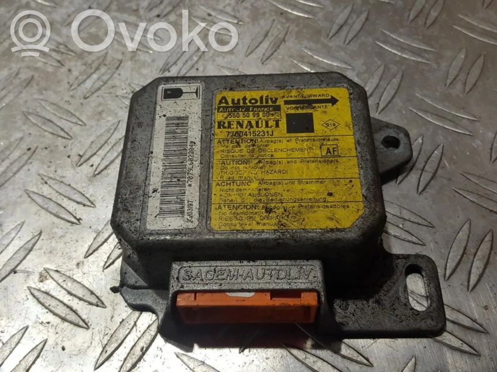 Renault Scenic I Centralina/modulo airbag