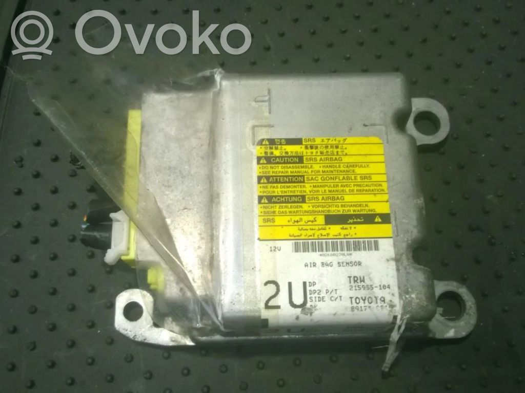 Toyota Avensis T250 Unitate/modul de comandă airbaguri 