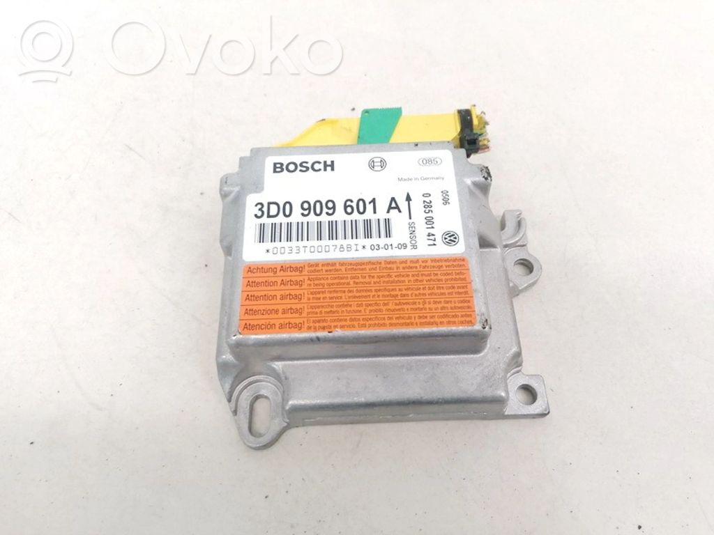 Centralina/modulo airbag   3D0909601A,028001471,028001471,3D0909601A