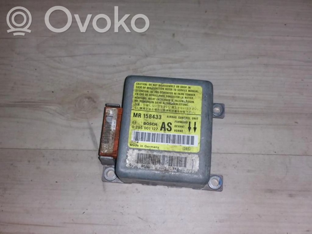 Unidad de control/módulo del Airbag   0285001127,MR158433,0285001127,MR158433