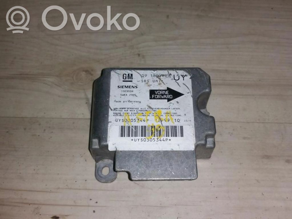Centralina/modulo airbag   09180799,5WK42905,09180799,1923594,5WK42905