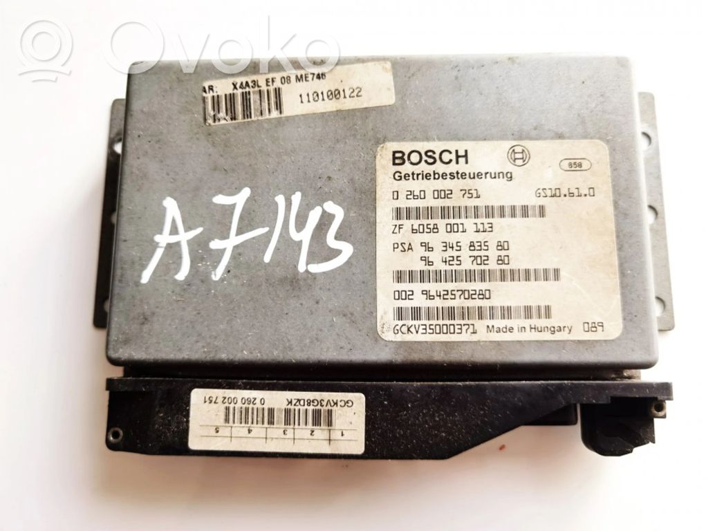 Citroen C5 Gearbox control unit/module 