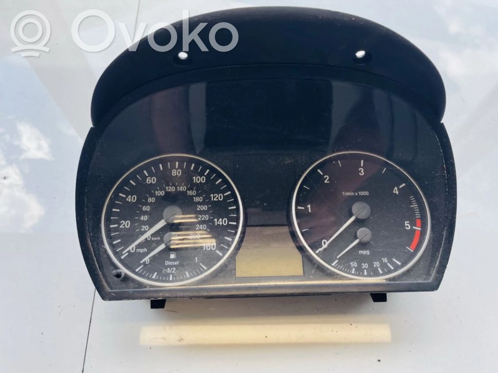 BMW 3 E90 E91 Speedometer (instrument cluster) 